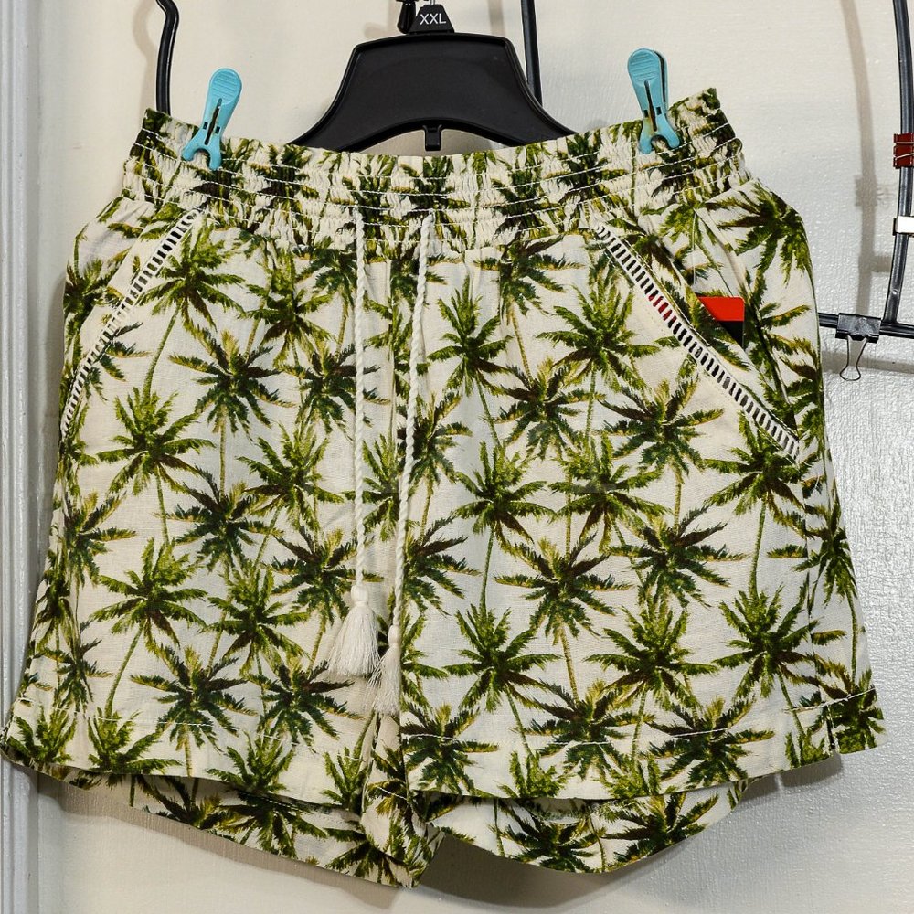 Brand new Briggs Ladies Linen short GREEN - Picture 2 of 4